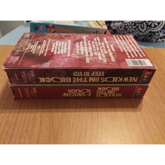 New Kids on the Block VHS Lot - Step By Step & Hangin' Tough - Picture 3 of 6